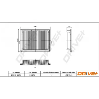 Filtre à air Dr!ve+ OEM 95238310
