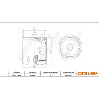 Filtre à huile Dr!ve+ OEM A5411840325