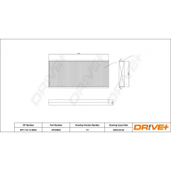 Filtre, air de l'habitacle Dr!ve+ OEM 1E0061J6X