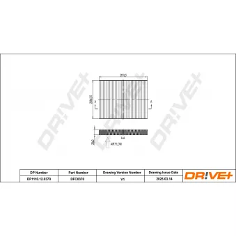 Filtre, air de l'habitacle Dr!ve+ OEM 971332B005AT