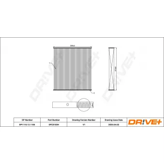 Filtre, air de l'habitacle Dr!ve+ OEM 8C1616N619A1A