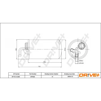 Filtre à carburant Dr!ve+ OEM 05085581AD
