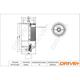 Filtre à carburant Dr!ve+ OEM 1906C2