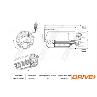 Filtre à carburant Dr!ve+ OEM 93196533