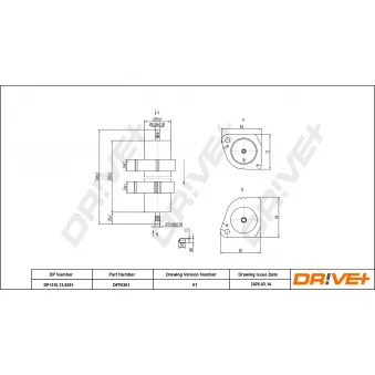 Filtre à carburant Dr!ve+ DP1110.13.0291