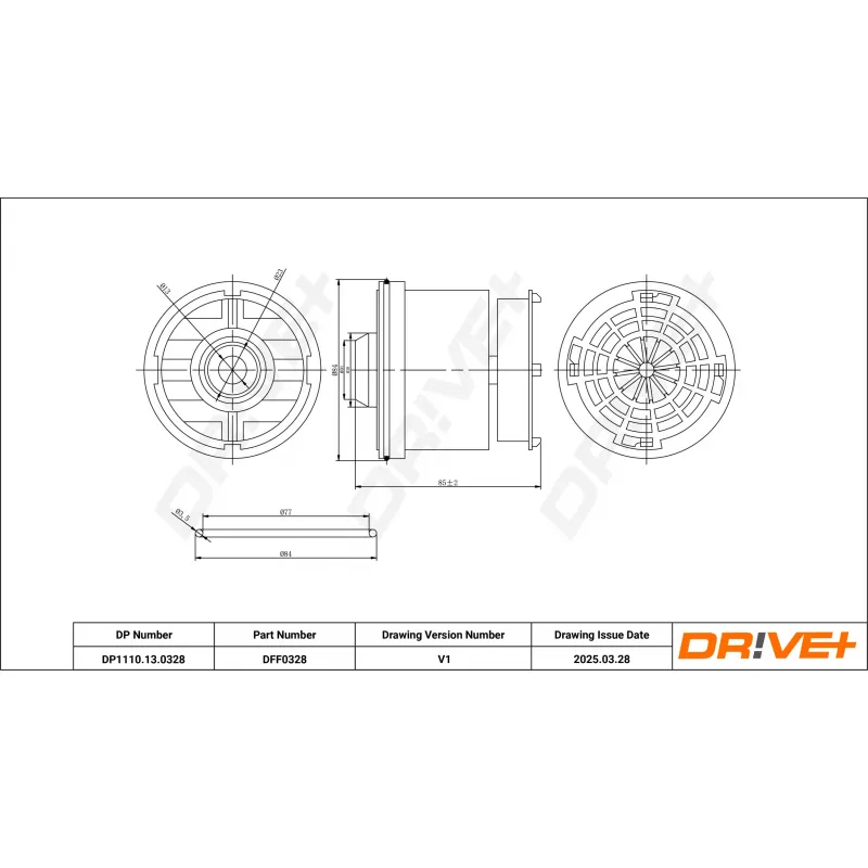 Filtre à carburant Dr!ve+ DP1110.13.0328 - Visuel 1