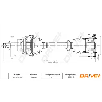 Arbre de transmission Dr!ve+ DP2110.10.0003