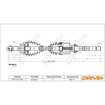 Arbre de transmission Dr!ve+ DP2110.10.0255