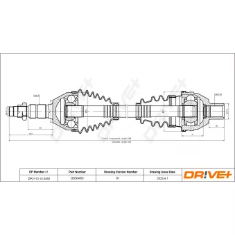 Arbre de transmission Dr!ve+ DP2110.10.0450