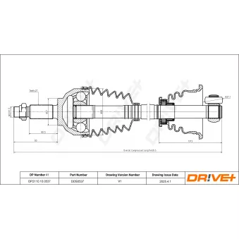 Arbre de transmission Dr!ve+ DP2110.10.0537