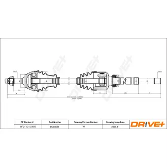 Arbre de transmission Dr!ve+ OEM 3273N2