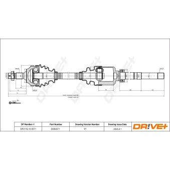 Arbre de transmission Dr!ve+ OEM 3273L1