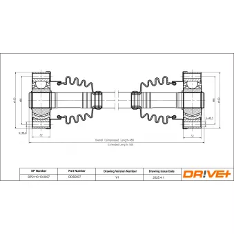 Arbre de transmission Dr!ve+ DP2110.10.0937