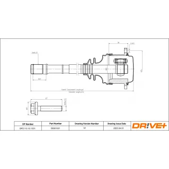 Arbre de transmission Dr!ve+ DP2110.10.1031