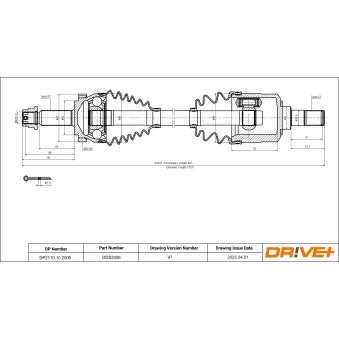 Arbre de transmission Dr!ve+ OEM 495012E900