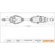 Arbre de transmission avant droit Dr!ve+ [DP2110.10.2432]