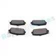 Jeu de 4 plaquettes de frein arrière RAP BRAKES [R-P1194]