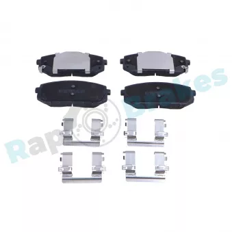 Jeu de 4 plaquettes de frein avant RAP BRAKES OEM 58101ATA50