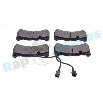 Jeu de 4 plaquettes de frein avant RAP BRAKES OEM 77367664