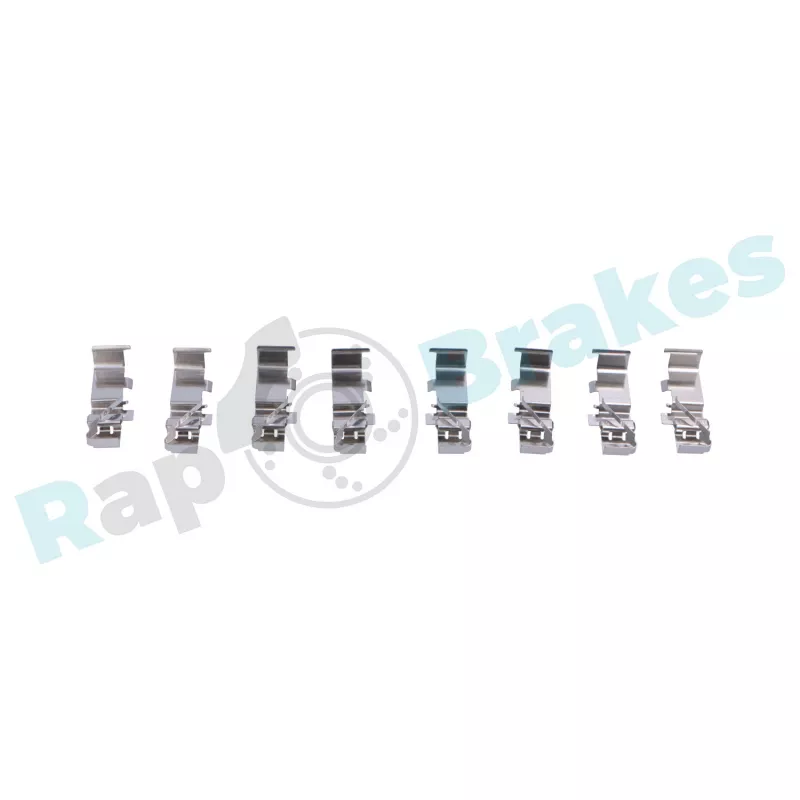 Jeu de 4 plaquettes de frein avant RAP BRAKES R-P1742 - Visuel 2