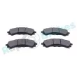 RAP BRAKES R-P1743 - Jeu de 4 plaquettes de frein avant