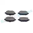 RAP BRAKES R-P1756 - Jeu de 4 plaquettes de frein arrière