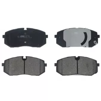 Jeu de 4 plaquettes de frein avant ABE OEM 58101COA00