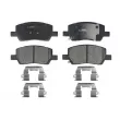 ABE C10549ABE - Jeu de 4 plaquettes de frein avant