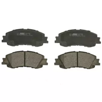 Jeu de 4 plaquettes de frein avant ABE C12146ABE pour TOYOTA YARIS 1.5 Hybrid - 116cv