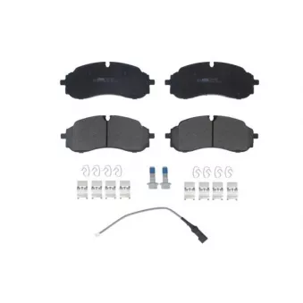 Jeu de 4 plaquettes de frein avant ABE C1G076ABE pour FORD TRANSIT E-TRANSIT - 269cv