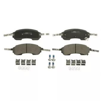 Jeu de 4 plaquettes de frein avant ABE C2G026ABE