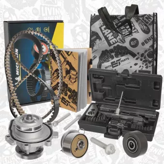 Pompe à eau + kit de courroie crantée ET ENGINETEAM OEM km6628a