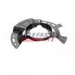 Déflecteur, disque de frein avant gauche FAST [FT04135]
