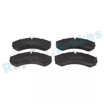 Jeu de 4 plaquettes de frein arrière RAP BRAKES R-P0264 pour DAIHATSU APPLAUSE 29 L 12 V - 116cv