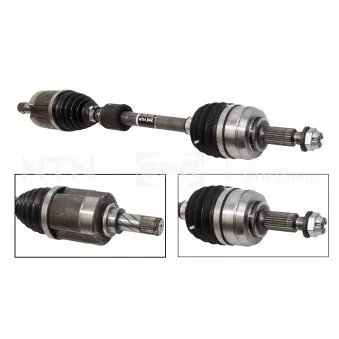 Arbre de transmission SNR DK55.271 pour MITSUBISHI COLT 1.5 dCi 115 4x4 - 116cv