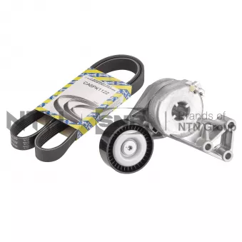 Jeu de courroies trapézoïdales à nervures SNR KA857.25 pour JEEP COMMANDER 1.8 T 4x4 - 150cv