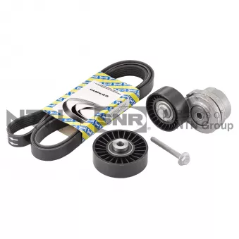 Jeu de courroies trapézoïdales à nervures SNR KA858.12 pour LAND ROVER RANGE ROVER 1.9 JTD - 100cv