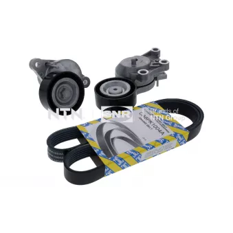 Jeu de courroies trapézoïdales à nervures SNR KA859.54 pour PEUGEOT 308 1.6 BlueHDi 100 - 99cv