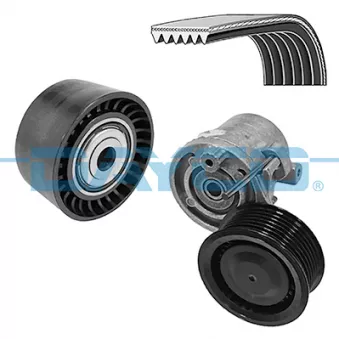 Jeu de courroies trapézoïdales à nervures DAYCO KPV1535 pour SMART FORTWO 0.9 - 90cv