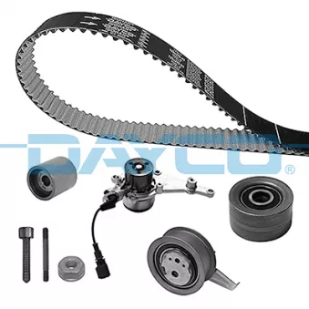 Pompe à eau + kit de courroie crantée DAYCO KTBWP12400 pour AUDI A5 40 TDI Mild Hybrid quattro - 204cv