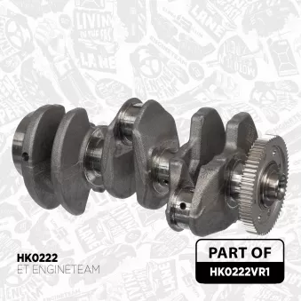 Kit de réparation, vilebrequin ET ENGINETEAM OEM 9675772180