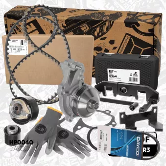 Pompe à eau + kit de courroie crantée ET ENGINETEAM OEM 1611510180