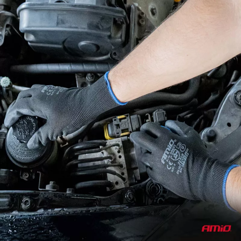 Gants de protection enduits de polyuréthane - Taille 11 AMIO 04634 - Visuel 1