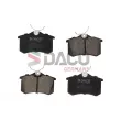 DACO Germany 329986 - Jeu de 4 plaquettes de frein arrière