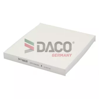 Filtre, air de l'habitacle DACO Germany DFC0606 pour FIAT DUCATO 140 Multijet 2,2 D - 140cv
