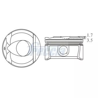FRECCIA FP23-100000 - Piston
