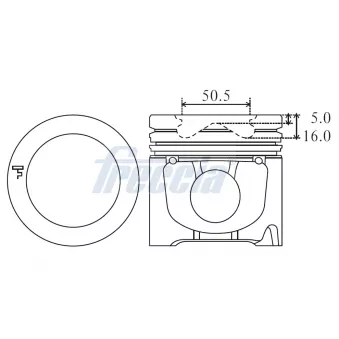 FRECCIA FP23-101200 - Piston