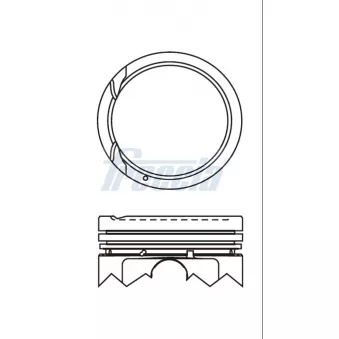 FRECCIA FP23-102700 - Piston