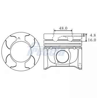 Piston FRECCIA OEM 4431754