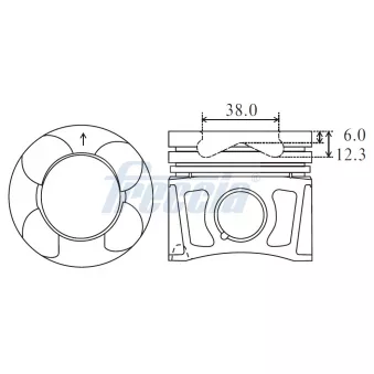 Piston FRECCIA OEM 623534